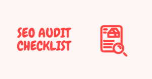 SEO audit checklist